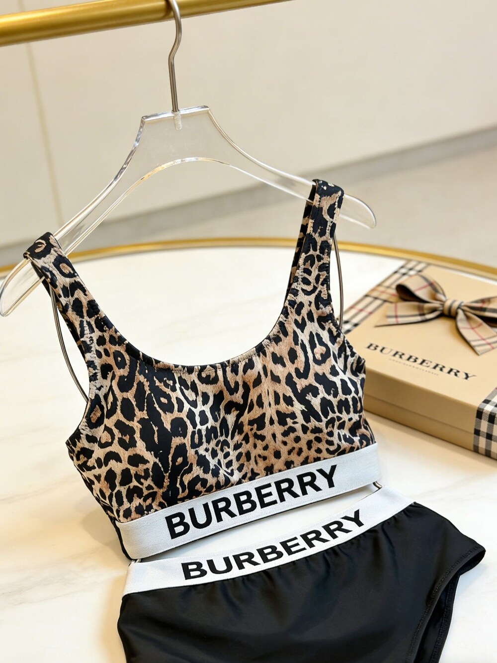 Luxury Leopard Print Bikini Set - Picture 4 of 6